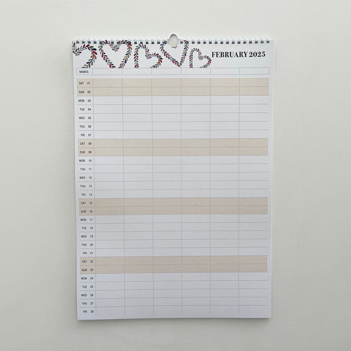 2025 Family Planner Calendar