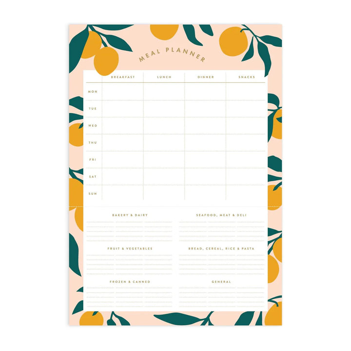 Notepad A4 Magnet Meal Planner