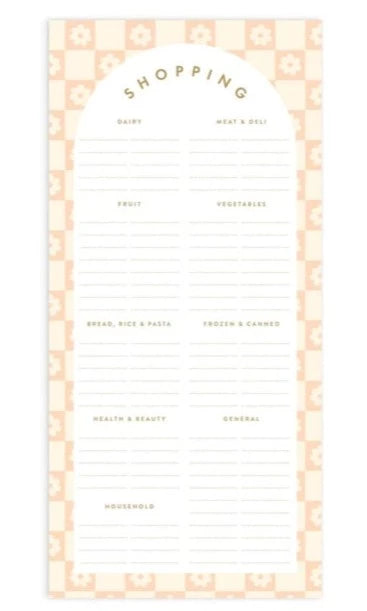 Notepad DL Magnet Shopping List