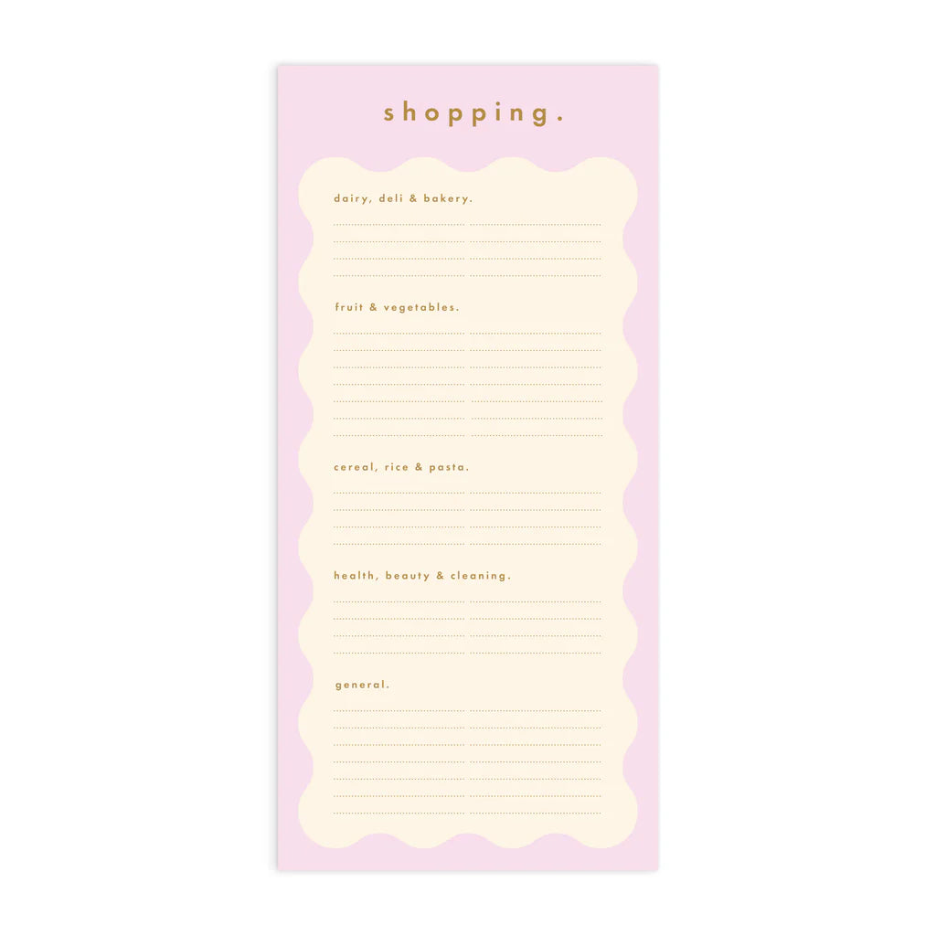 Notepad DL Magnet Shopping List