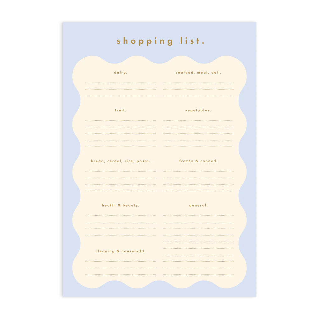 Notepad A5 Magnet Shopping List