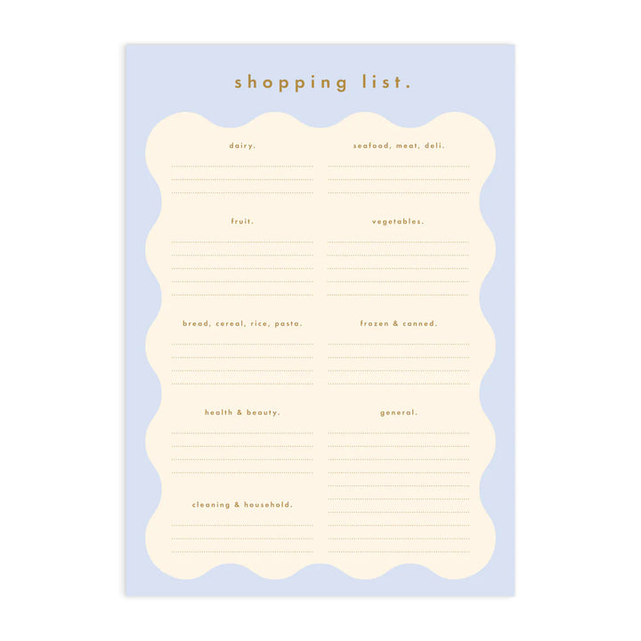 Notepad A5 Magnet Shopping List