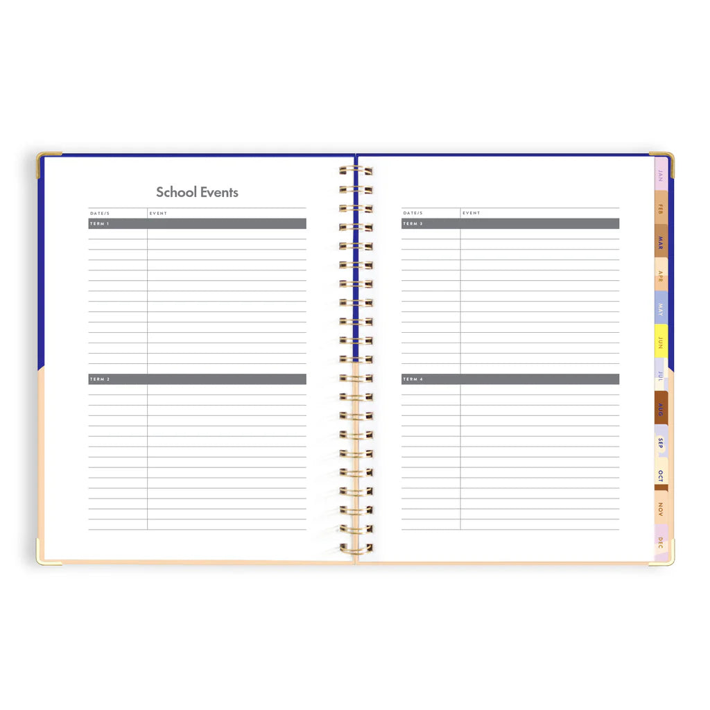 2025 Academic Planner A4