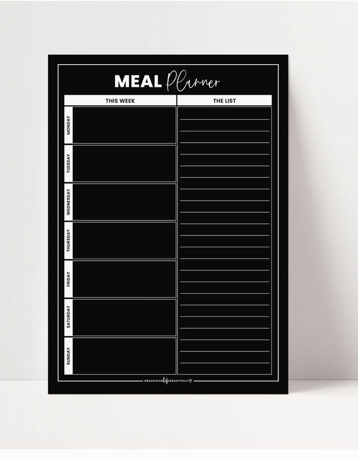 Weekly Meal Planner Magnet A4