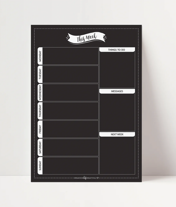 Weekly Planner Magnet A4