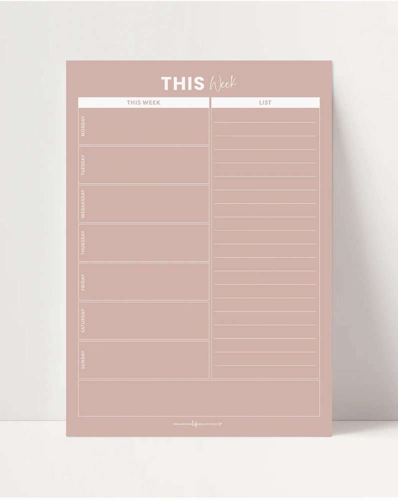 Weekly Planner Magnet A4