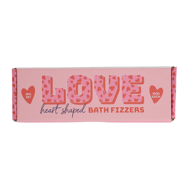 Bath Fizzers Love Heart Set