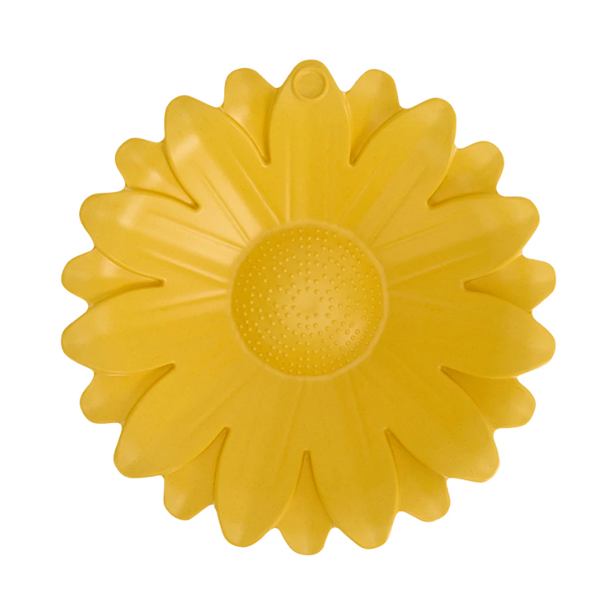 Sunflower Bamboo Bird Bath