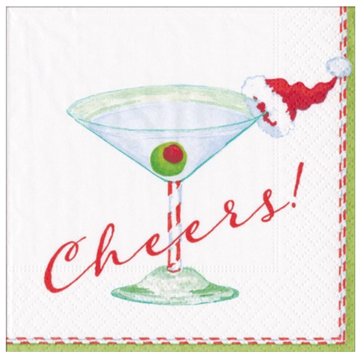 Xmas Cocktail Napkins 20 Pc