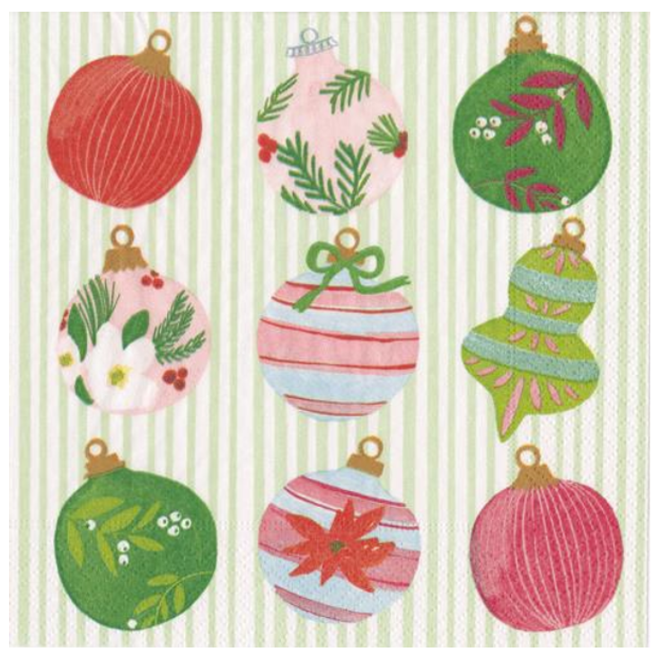 Xmas Lunch Napkins 20 Pc