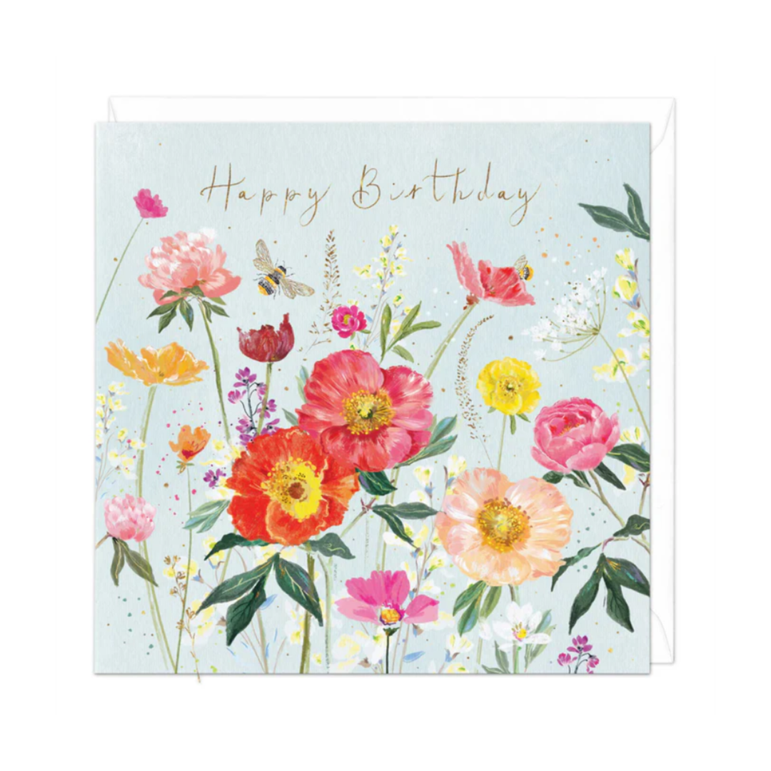 Card Card Bright Summer Garden