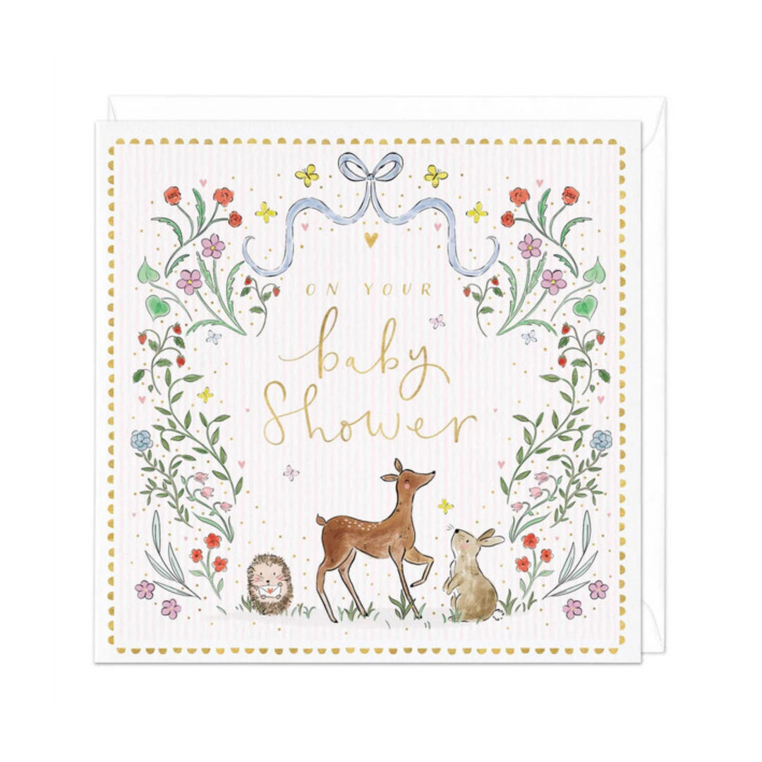 Card Woodland Baby Shower