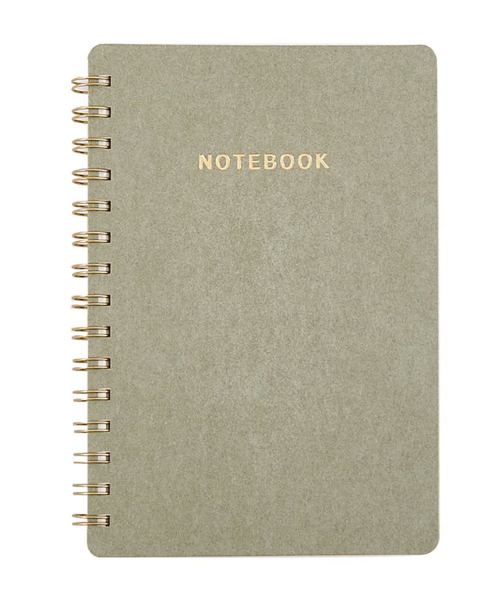 Notebook Lined Sage