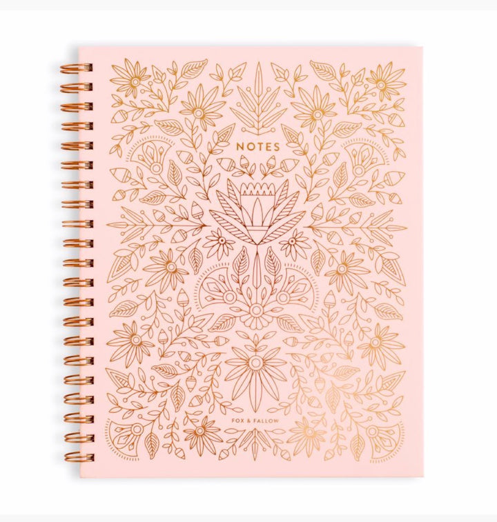 Spiral Notebook Large Rose Quartz