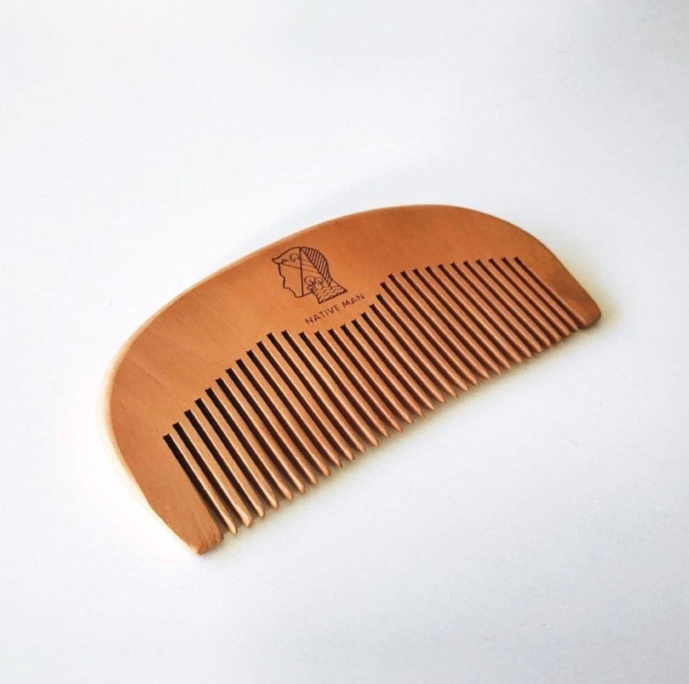 Wooden Beard & Hair Comb