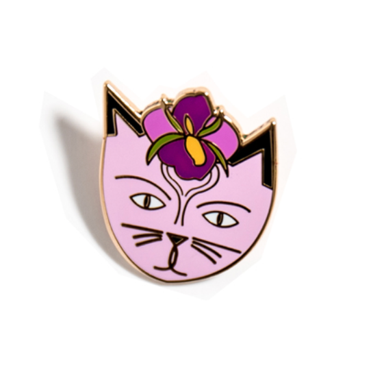 Caricature Enamel Pin