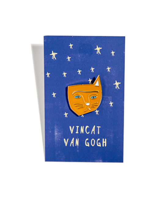 Caricature Enamel Pin