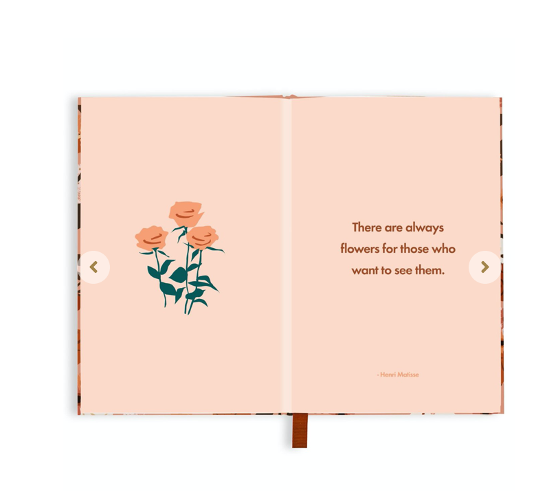 Gratitude Journal Floral