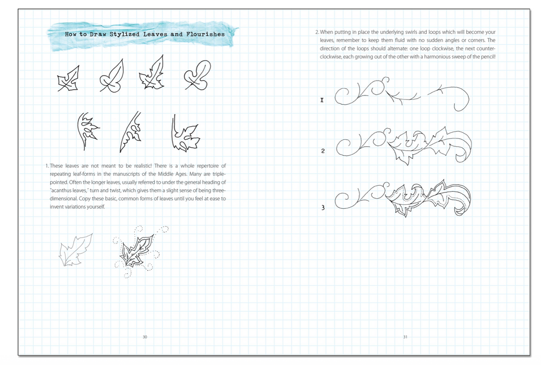 Illuminated Letters Sketchbook