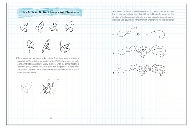 Illuminated Letters Sketchbook