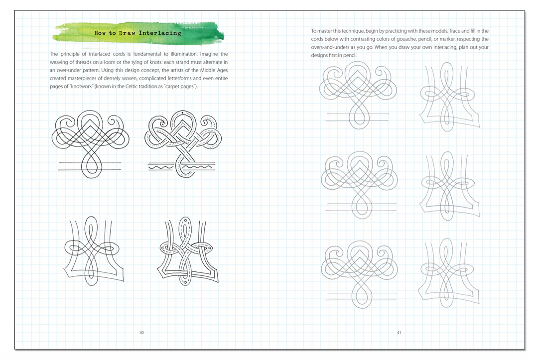 Illuminated Letters Sketchbook