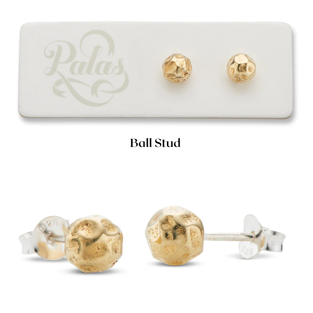 Earrings Stud Silver Brass Assorted Designs